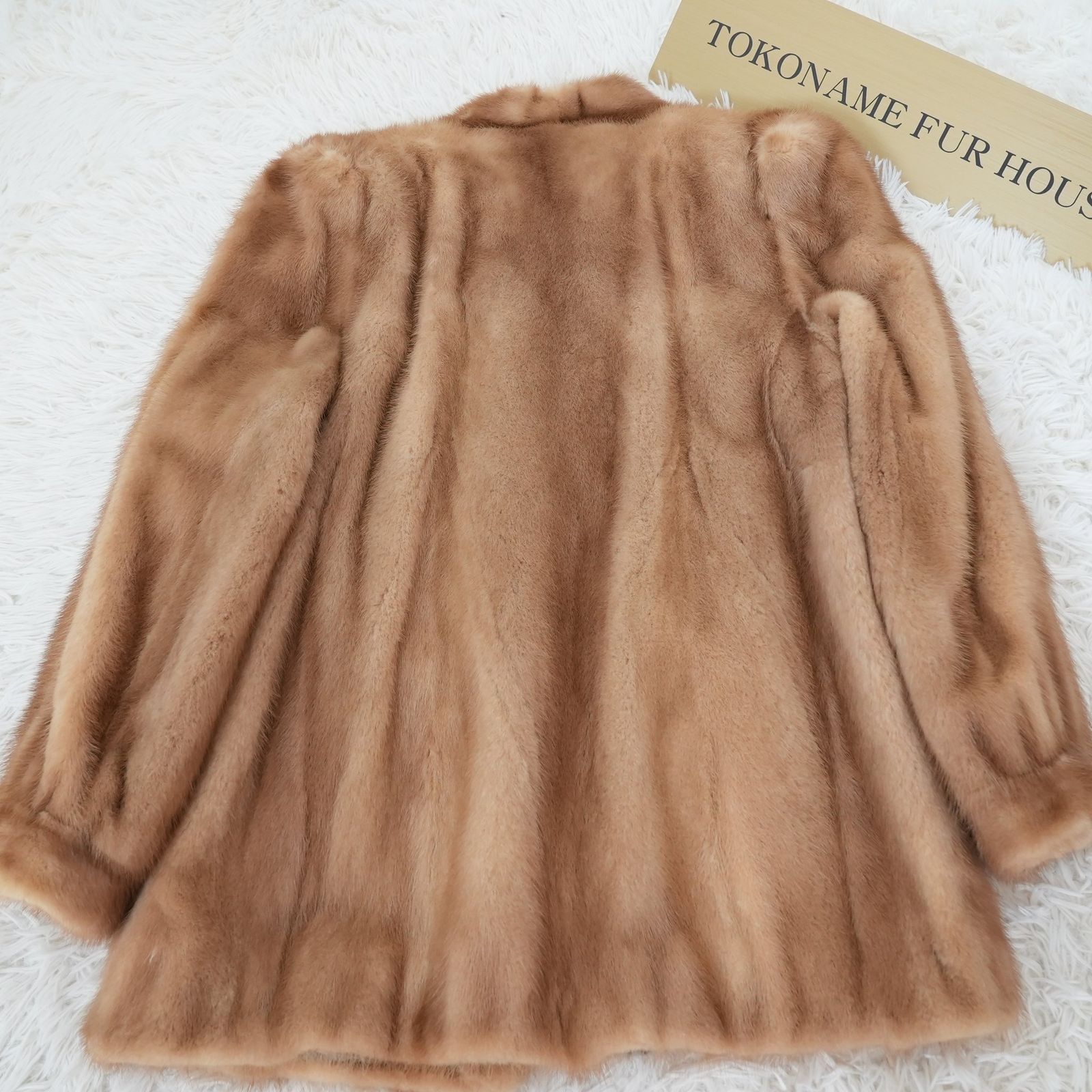デミバフミンク リアルファー ジャケット 本毛皮 貂皮 Demi Buff Mink
