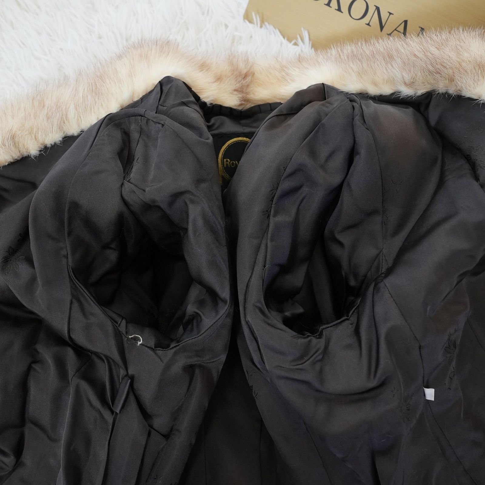 クロスミンク リアルファー ジャケット 本毛皮 Cross Mink Jacket