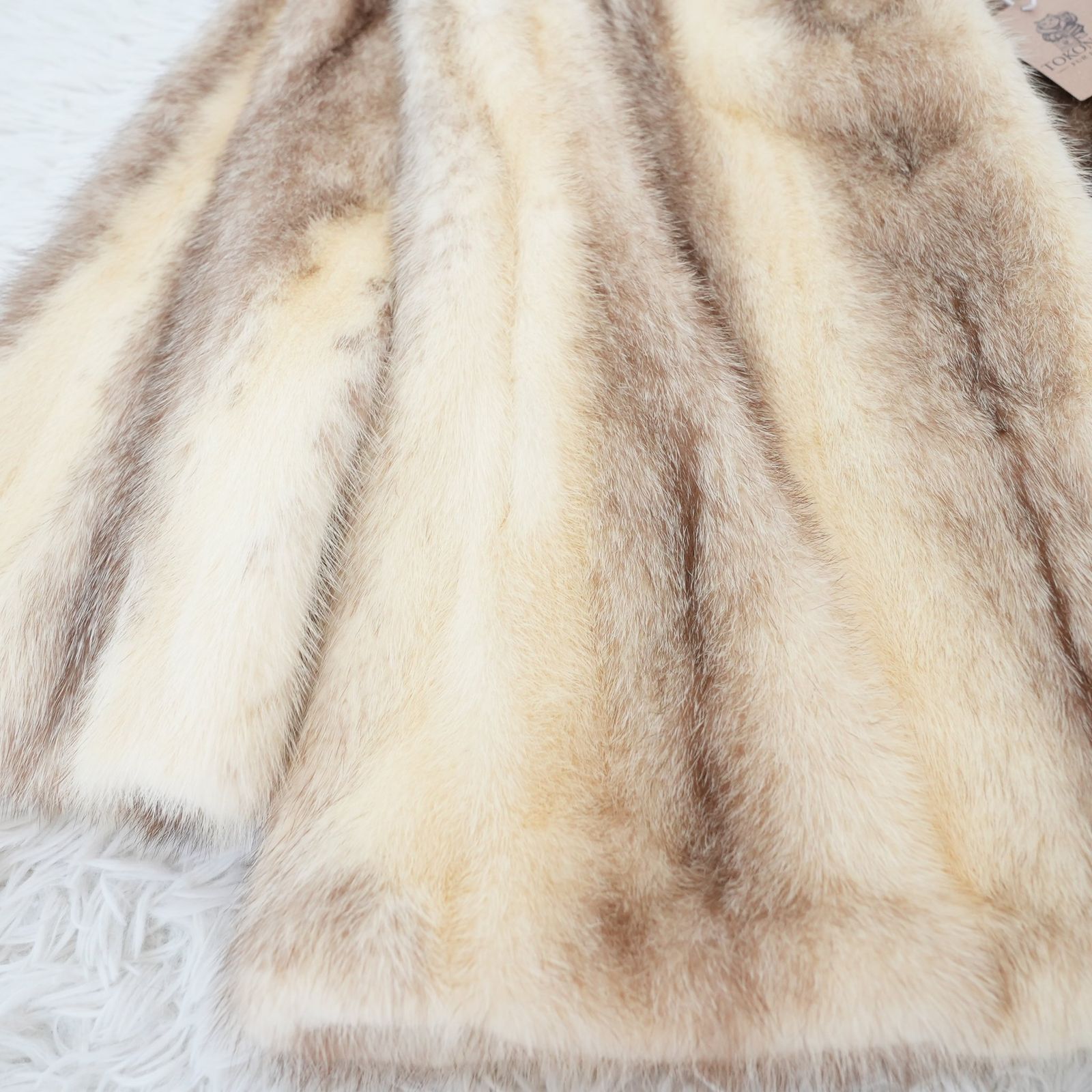 クロスミンク リアルファー ジャケット 本毛皮 Cross Mink Jacket