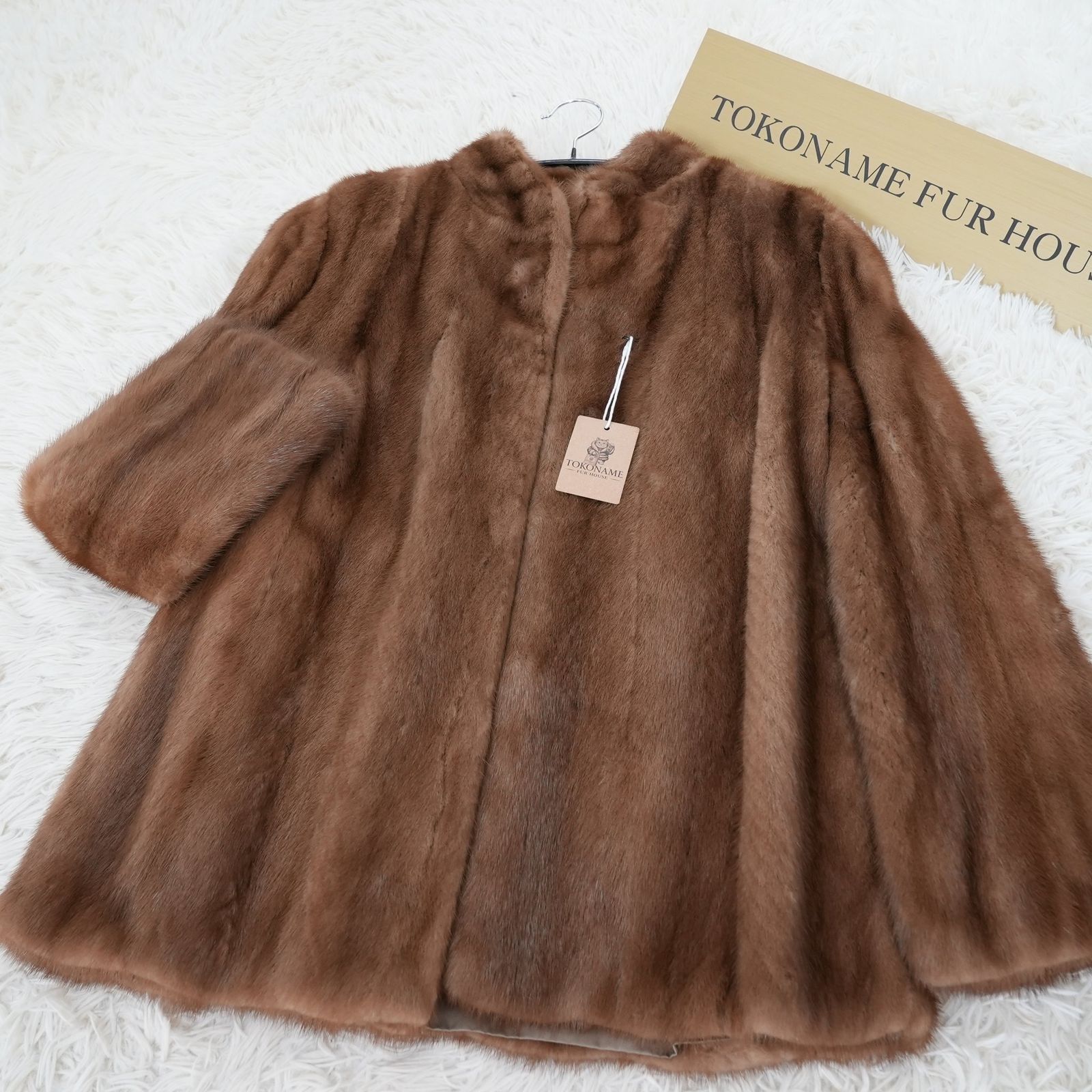 デミバフミンク リアルファー ジャケット 本毛皮 Demi Buff Mink Jacket Genuine Vintage Fur Japan 23,243円