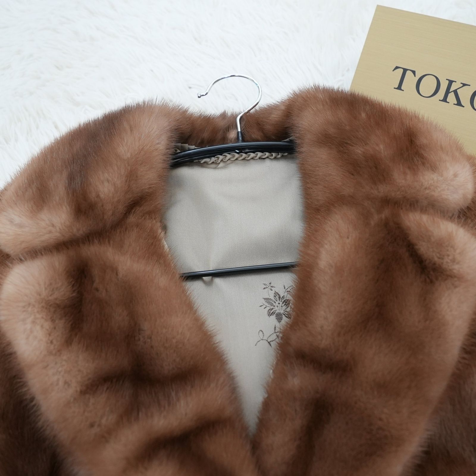 デミバフミンク ジャケット リアルファー 本毛皮 Size M Demi Buff