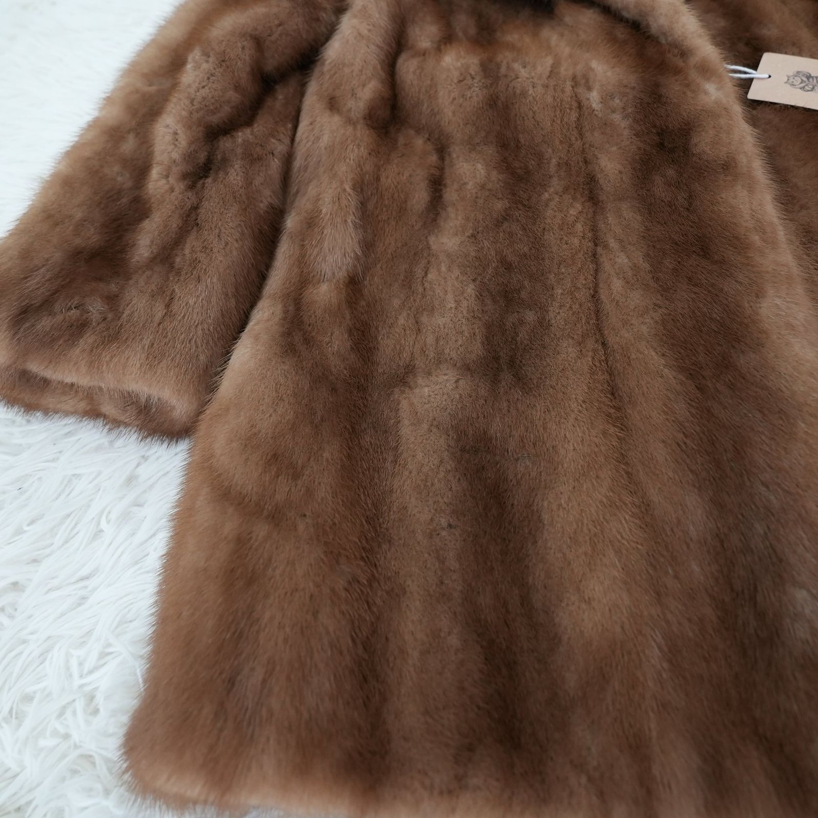 デミバフミンク ジャケット リアルファー 本毛皮 Size M Demi Buff