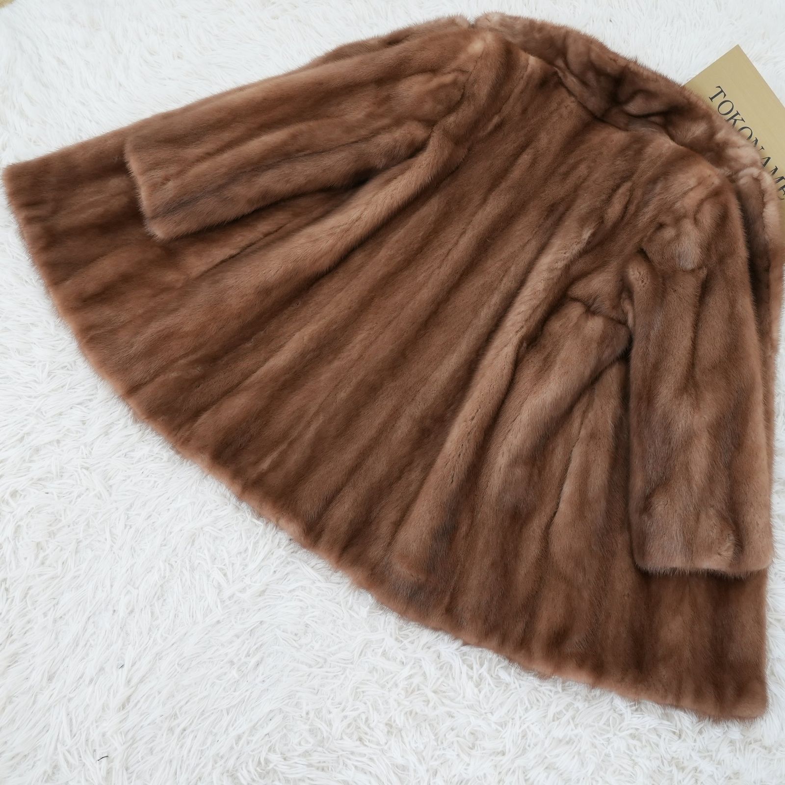 デミバフミンク ジャケット リアルファー 本毛皮 Size M Demi Buff