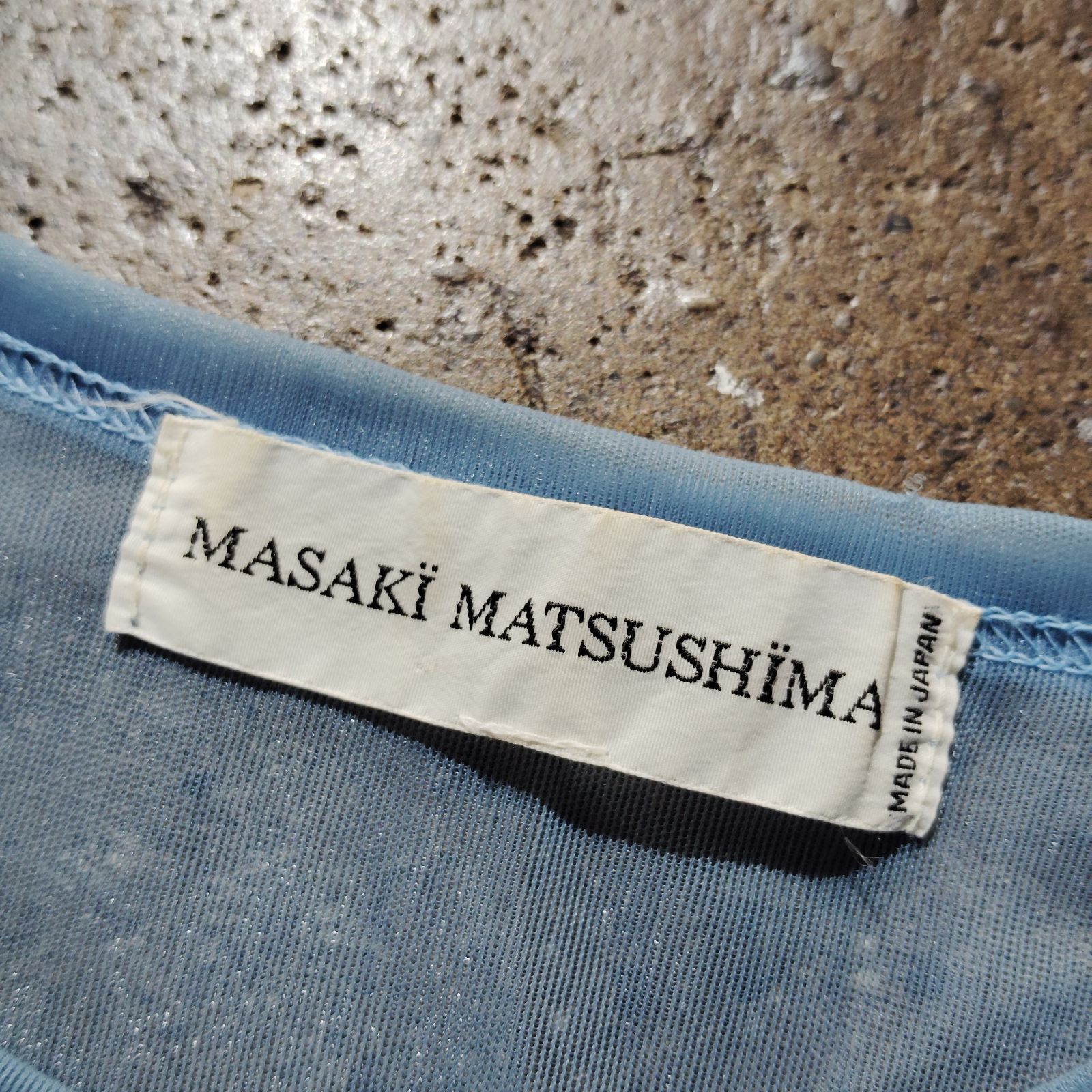 レア‼️90s‼️MASAKI MATSUSHIMA マサキマツシマ変形シャツ MASAKI MATSUSHIMA 90s グラフィックパッチメッシュTシャツ マサキ