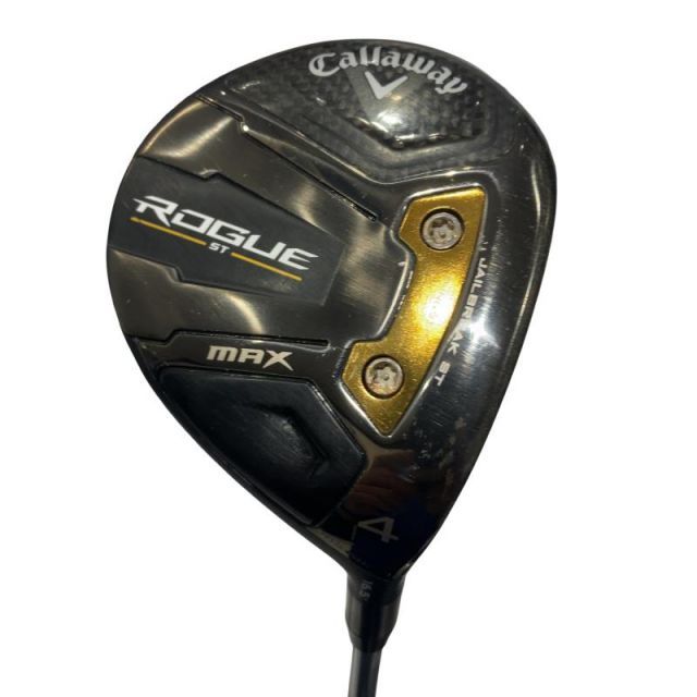 【中古】 キャロウェイ ROGUE ST MAX 4W フェアウェイウッド FW 純正特注シャフト (フレックスS) メンズ 男性用 右利き 右用 Cランク ゴルフクラブ