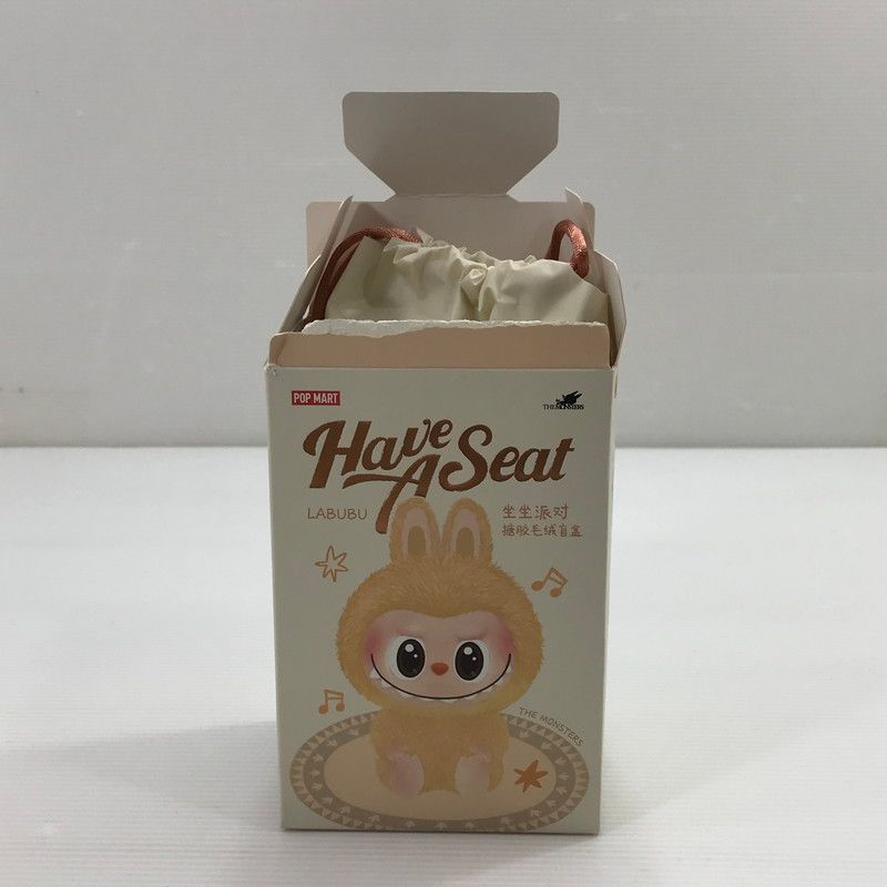 【中古美品】 POPMART LABUBU THE MONSTERS Have A Seat ぬいぐるみシリーズ DUODUO(シークレット) 【038-260507-ti-04-tag】