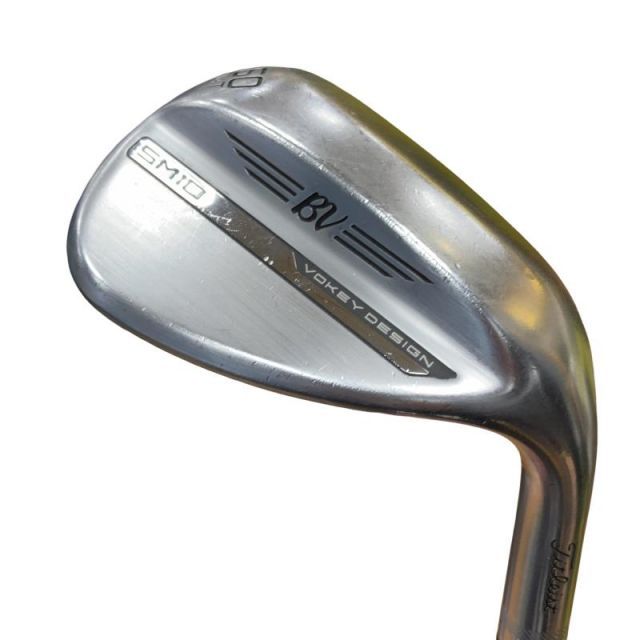 【中古】 タイトリスト VOKEY SPIN MILLED SM10 ツアークロム 60°/04°T ウェッジ WG 純正特注シャフト (フレックスS) メンズ 男性用 右利き 右用 Cランク ゴルフクラブ
