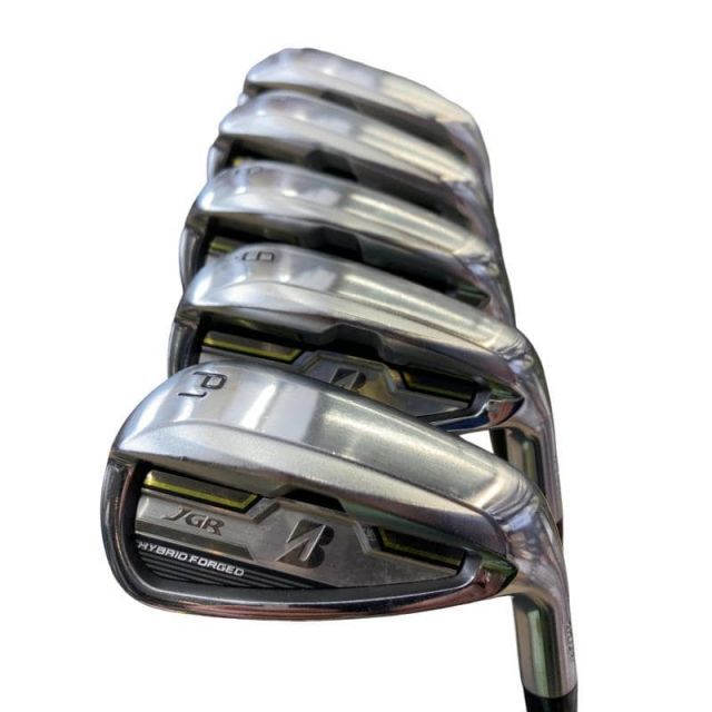 【中古】 ブリヂストン BRIDGESTONE JGR HYBRID FORGED 6S アイアンセット IR Air Speeder J J16-12I (フレックスその他) メンズ 男性用 右利き 右用 Cランク ゴルフクラブ