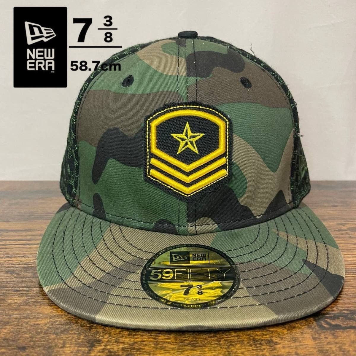 K5 ニューエラ 59fifty USアーミー ミリタリー ヴィンテージ 迷彩