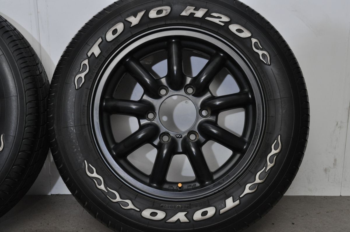 美品 バリ溝】ファブレス ヴァローネ MC-9 16in 6.5J +38 PCD139.7 