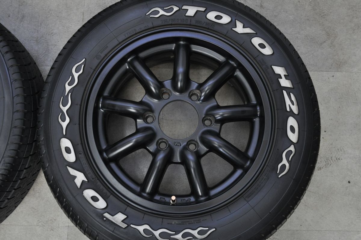 美品 バリ溝】ファブレス ヴァローネ MC-9 16in 6.5J +38 PCD139.7 
