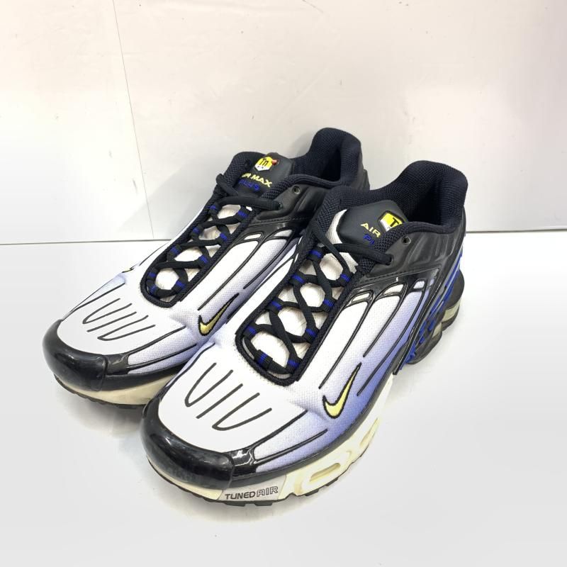 【中古】NIKE AIR MAX PLUS 3 BLUE SPEED 27cm CJ9684-001 ナイキ[92]