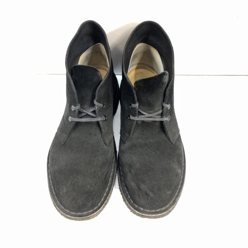 【中古】Clarks デザートチャッカブーツ サイズUS8 1/2 ブラック クラークス[92][240017766770] 中古】Clarks デザートチャッカブーツ サイズUS8 1/2 ブラック