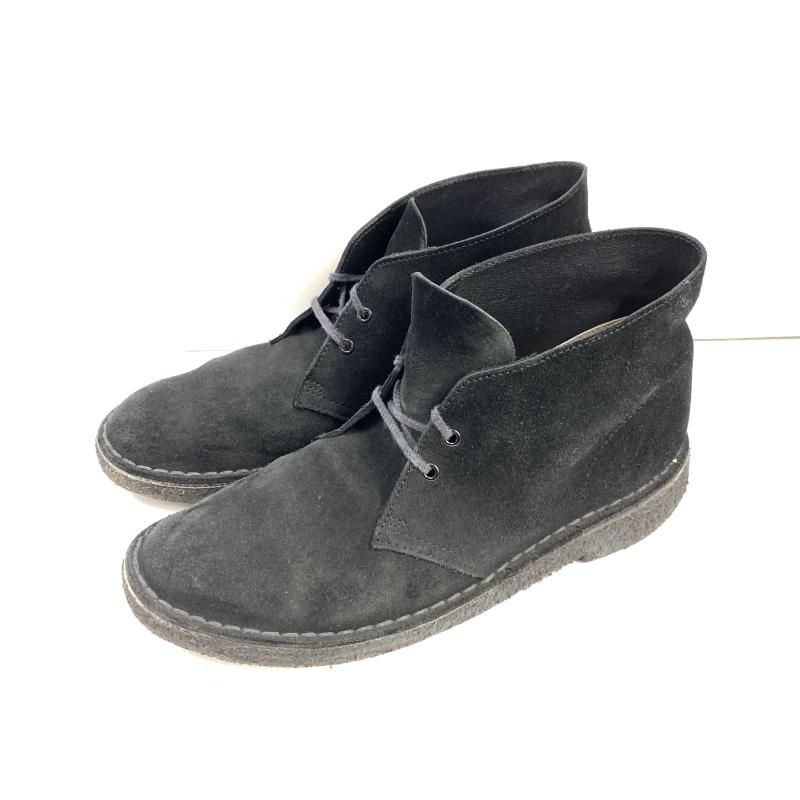 【中古】Clarks デザートチャッカブーツ サイズUS8 1/2 ブラック クラークス[92] 8,442円