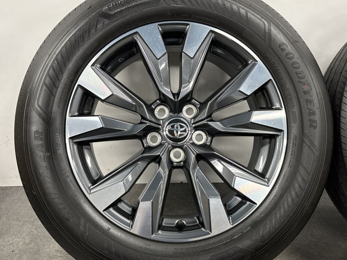 2025年製 バリ溝 美品】トヨタ RAV4 ハイブリッド Z 純正 18in 7.5J +