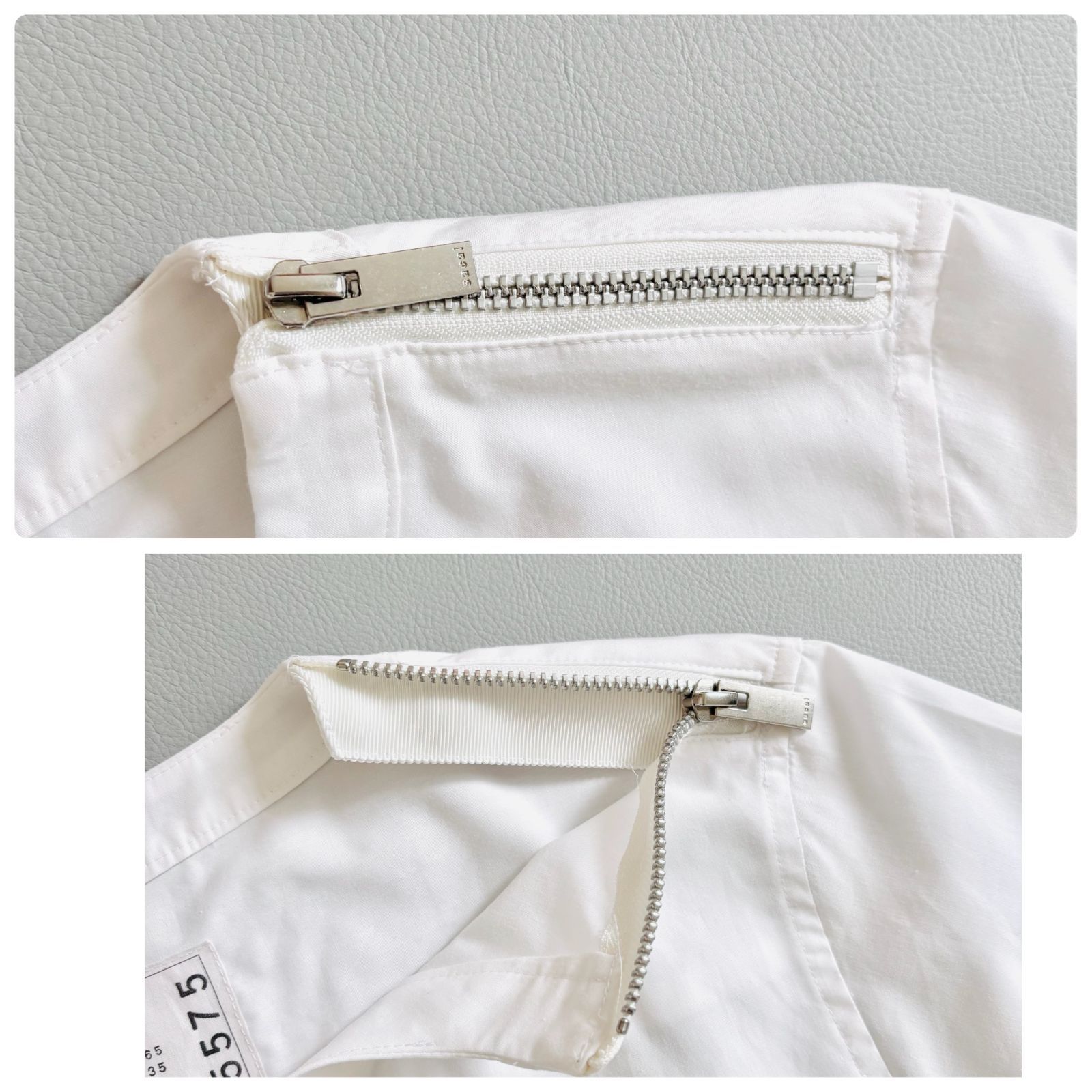 D392 sacai サカイ 品番21-05575 ショルダージップ 半袖Tシャツ プル 