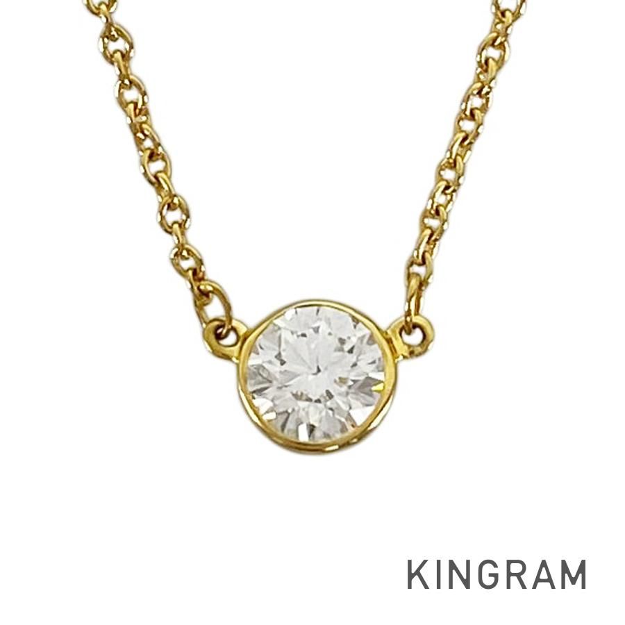 ティファニー TIFFANY&Co. バイザヤード K18YG ダイヤモンド ネックレス fhb【中古】