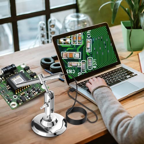 iPhone対応可能の電子顕微鏡カメラ AMTORIN USB顕微鏡 IOS Android