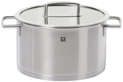 ZWILLING ツヴィリング 「 バイタリティ ストックポット 24cm 6L 」ステンレス 深型 両手 寸胴 鍋 底面3層構造 IH対応 食洗器対応【日本正規販売品 】 66463ー240/ 5f03209f