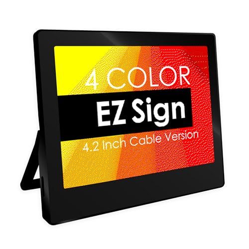 [Santek] EZ Sign 4.2インチ E-paper Display(電子ペーパーディスプレイ) [SE0420B1] 4色タイプ 400×300pixel 電子サインプレート カラー 4色表示 表示内容書き換え Eペーパーディスプ 967ac731