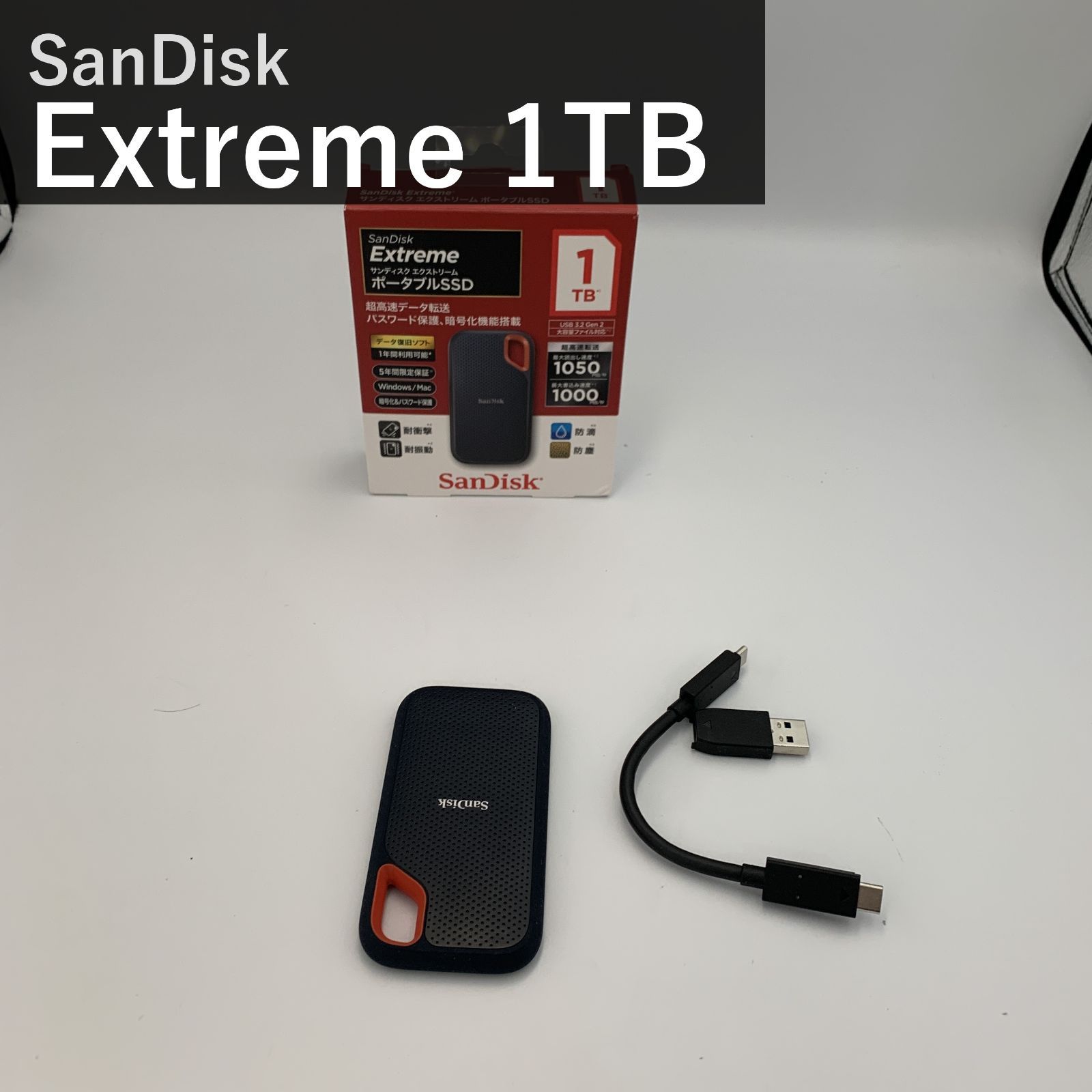 旧めいぷる愛様専用 SANDISK 1TB 外付け ポータブルSSD SanDisk SSD
