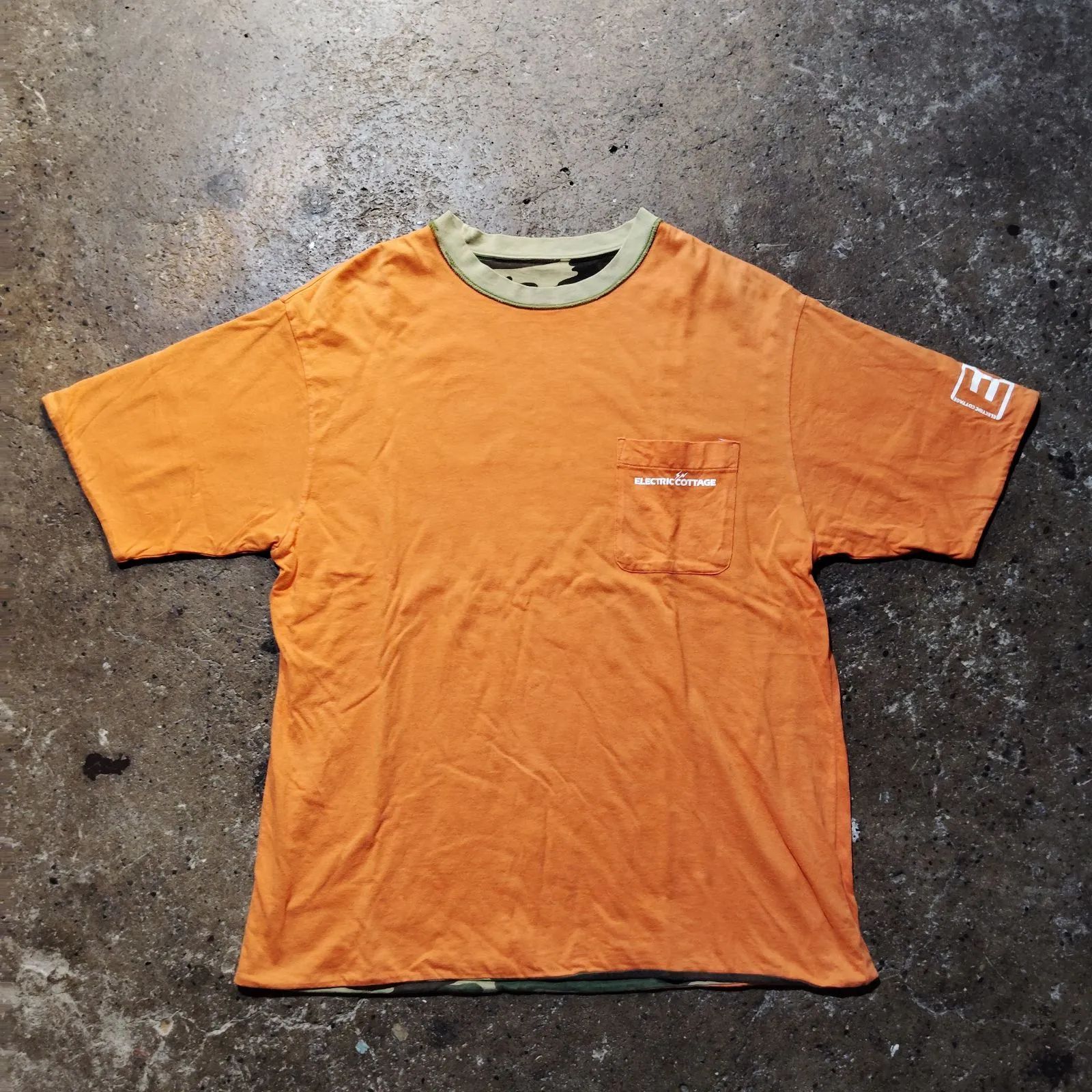 ELECTRIC COTTAGE × Let it Ride リバーシブル 半袖カットソー 90’s 裏原 藤原ヒロシ エレクトニックコテージ