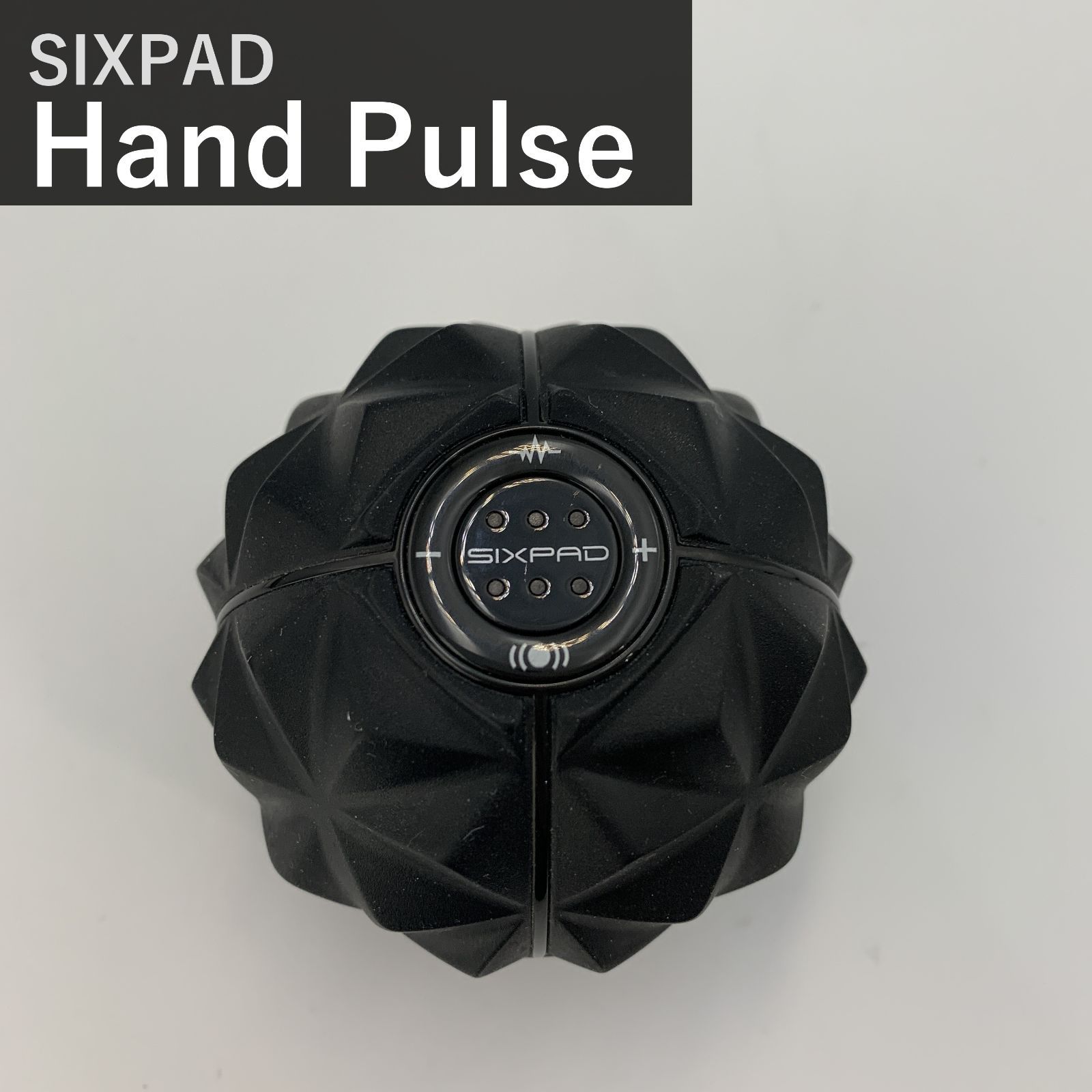 SIXPAD シックスパッド ハンドパルス SE-AR00A ブラック 黒 MTG エムティージー EMS 筋トレ 握力 トレーニング 指 グリップ 内在筋 ストレッチ 手指 国内正規品 充電式 2020年モデル プラスチック