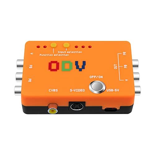 【新品】Mcbazel ODV-II コンバーター コンポーネント/CVBS/S-ビデオからコンポーネントへのコンバーター レトロ ゲーム コンソール用 変換アダプター 日本語取扱説明書ダウンロード版付き[レトロゲーム専用] b152fd46