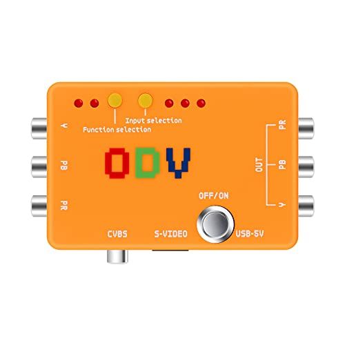 【新品】Mcbazel ODV-II コンバーター コンポーネント/CVBS/S-ビデオからコンポーネントへのコンバーター レトロ ゲーム コンソール用 変換アダプター 日本語取扱説明書ダウンロード版付き[レトロゲーム専用] b152fd46