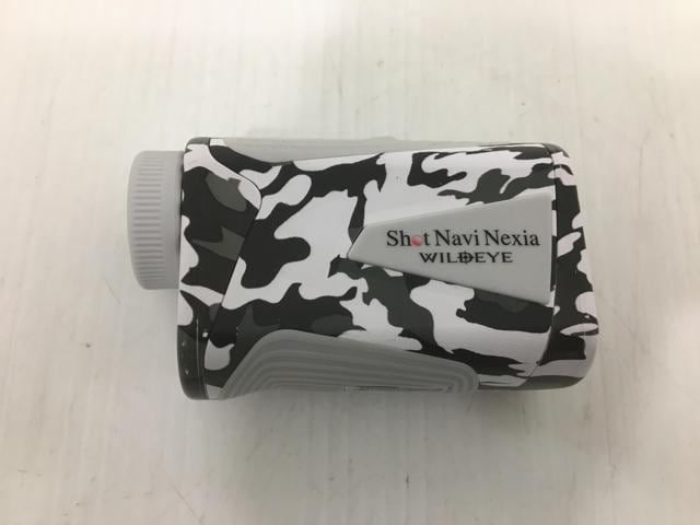 返品OK 【中古ゴルフ用品】【超美品】テクタイト(ショットナビ) レーザー距離計 Shot Nav Nexiai(ショットナビネクシア) WILD EYE カモグレー