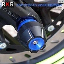 オートバイ用フロントリアアクスルキャップホイールフォークスライダークラッシュスライダープロテクターCFMOTO 250SR 250NK 150NK