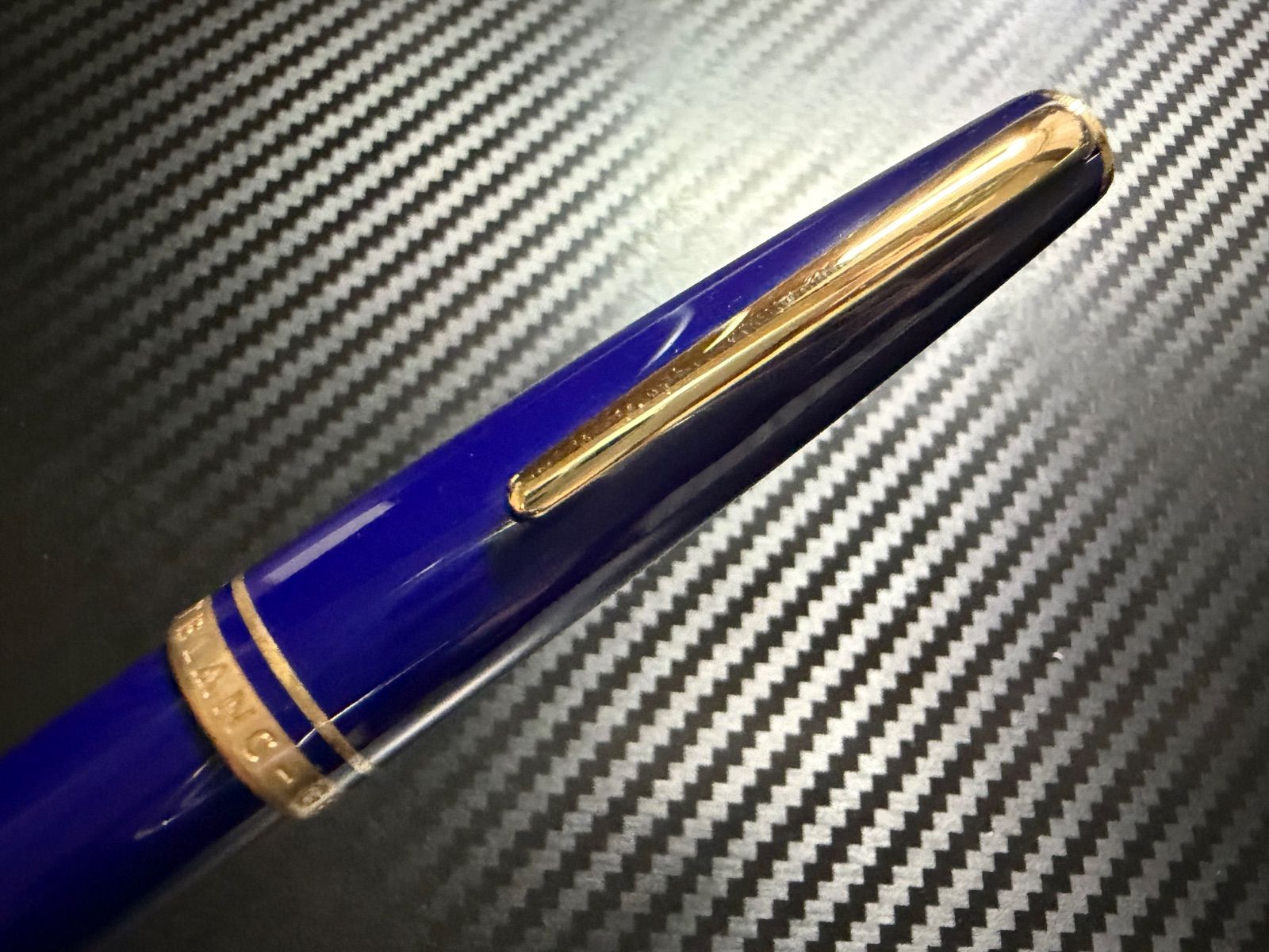極美品 モンブラン ジェネレーション 万年筆 ネイビー EF 極細字