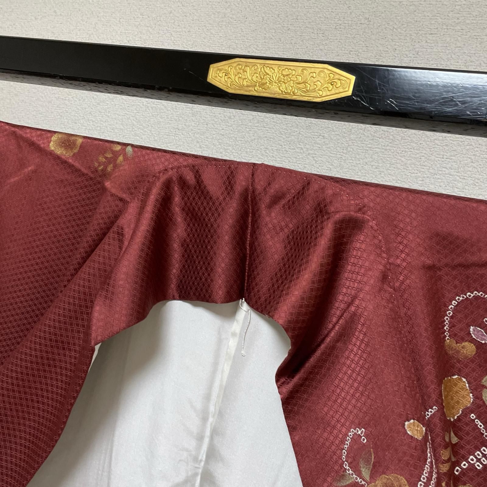 訪問着 絞りに可愛い花模様の染め 七宝柄地紋 着物 正絹 X-3428 訪問着 絞りに可愛い花模様の染め 七宝柄地紋 着物 正絹 X-3428