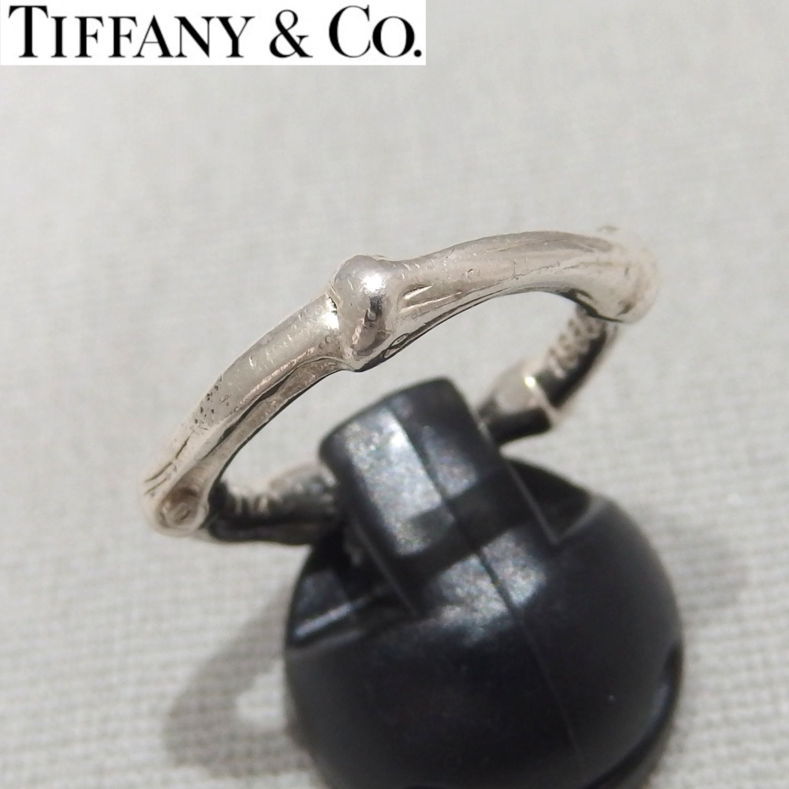 良品★TIFFANY&Co バンブー リング SV925 シルバー 約13号 指輪 ティファニー★