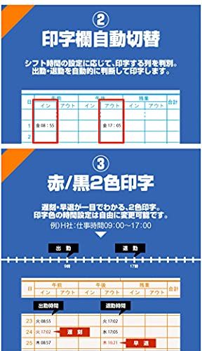 R◆TOKAIZ タイムレコーダー タイムカード レコーダー 本体 タイムカード200枚付き TR-001s 3e90dbb0