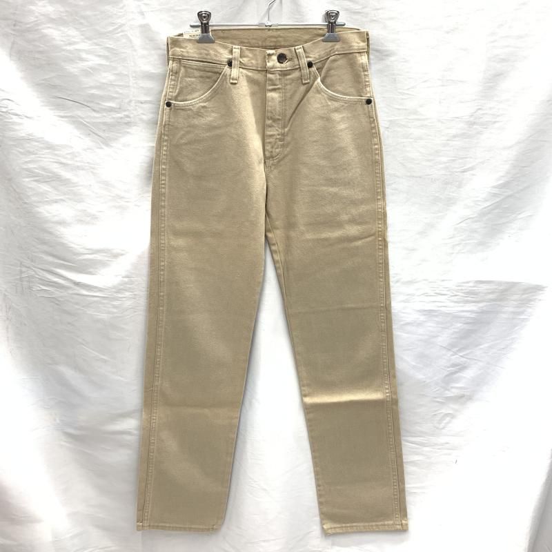 【中古】Wrangler 13MWZTN カラーデニムパンツ W29 L34 ベージュ ラングラー[92]