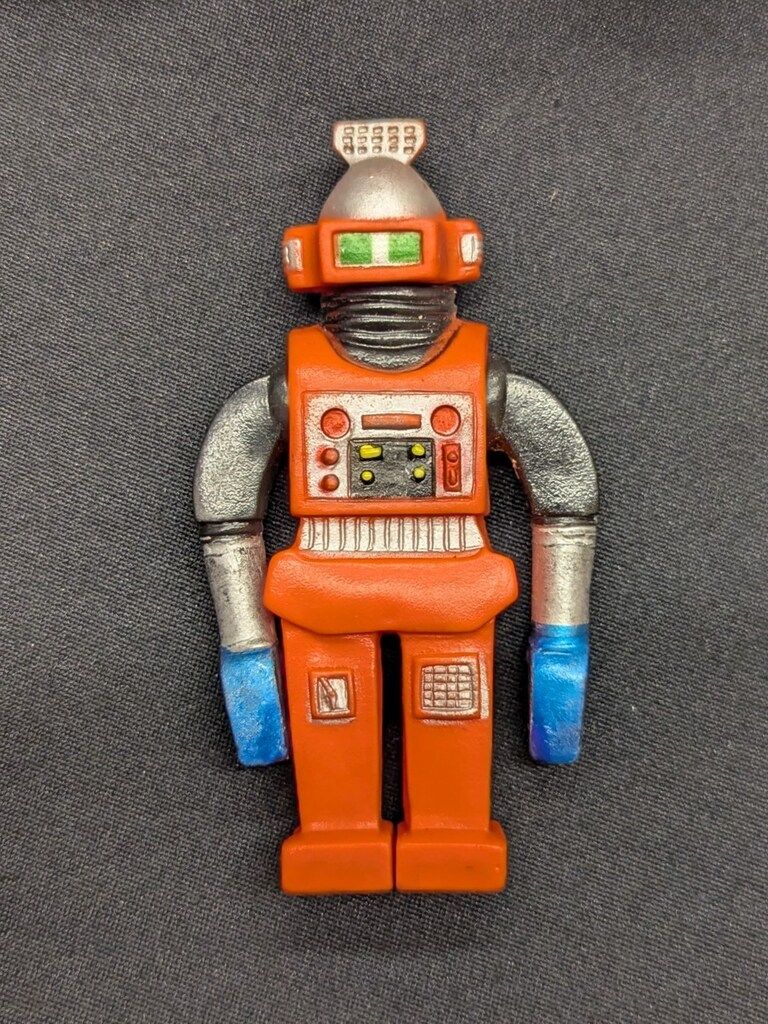 ヒカリトーイ製作所 ミニサイズ 宇宙ロボット/赤