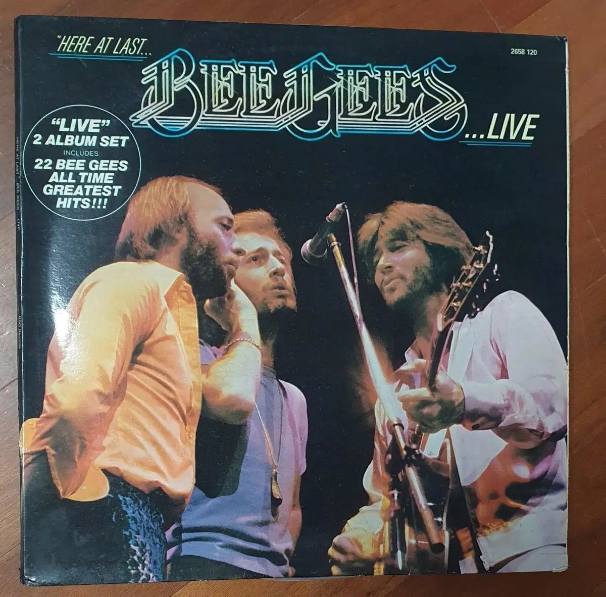 BeeGees ビジスライブ 2LP 進みます nm