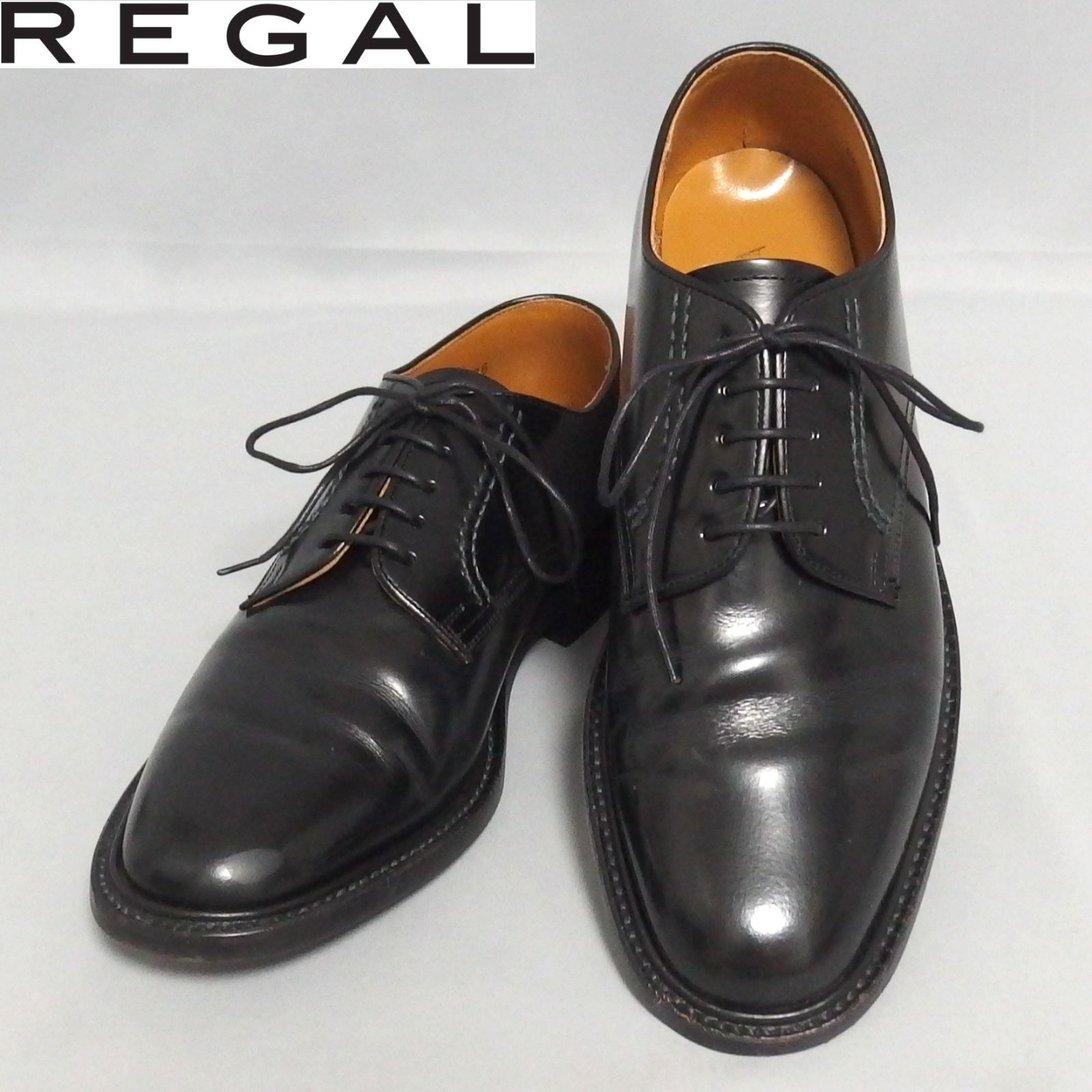 ★REGAL プレーントゥ 2504NA ブラック 26.0cm 革靴 ビジネスシューズ レザー リーガル★
