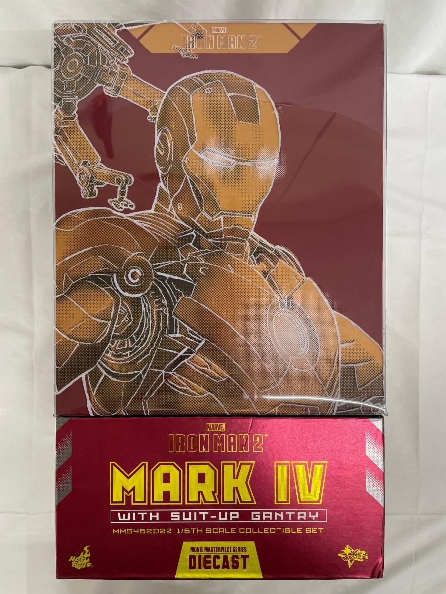 ♪【ムービー・マスターピース DIECAST】『アイアンマン2』1/6スケール アイアンマン・マーク4 (パワードスーツ装着機付き)＊同梱不可