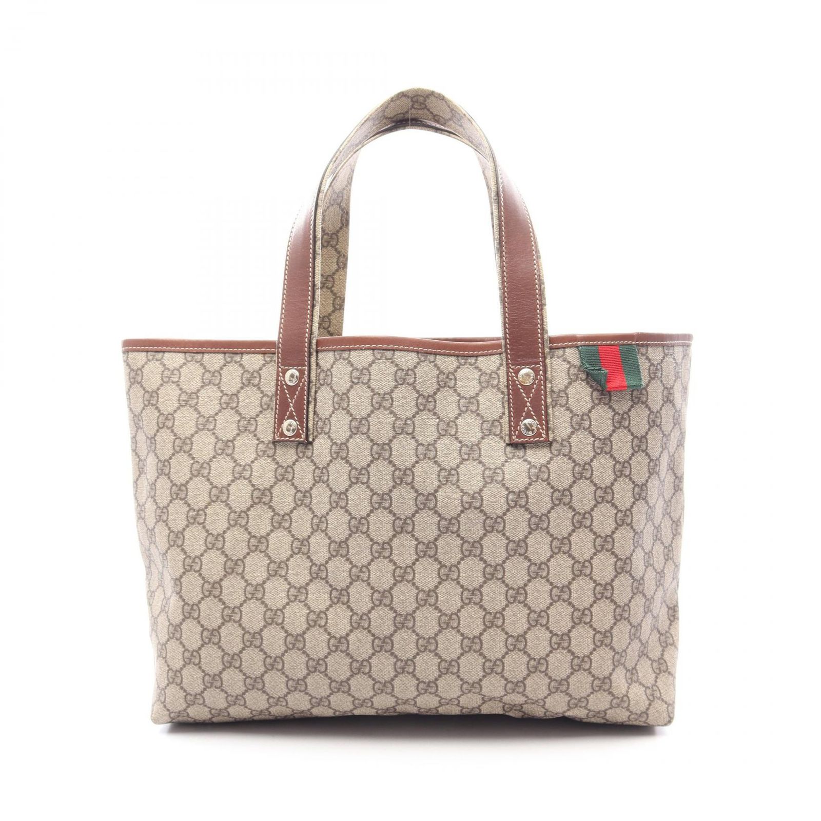 GUCCI グッチ GGスプリーム シェリーライン トートバッグ