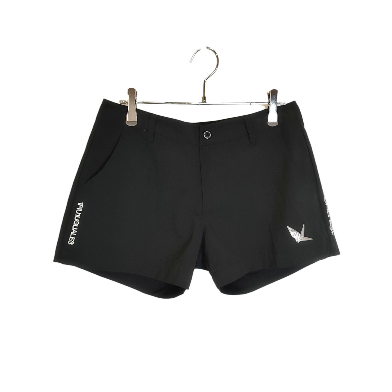1PIU1UGUALE3 GOLF ウノピゥウノウグァーレトレ ゴルフ 24SS BASIC SHORT PANTS ショーツ ショート パンツ GSP072-POE478 3 L ブラック レディース