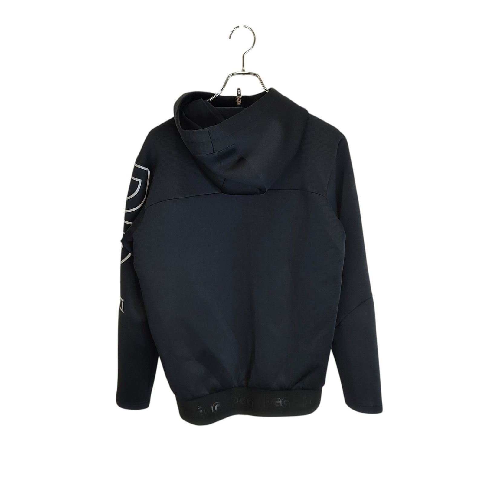 PEARLY GATES ブラック ジップアップフーディ Men'S Wear Sports