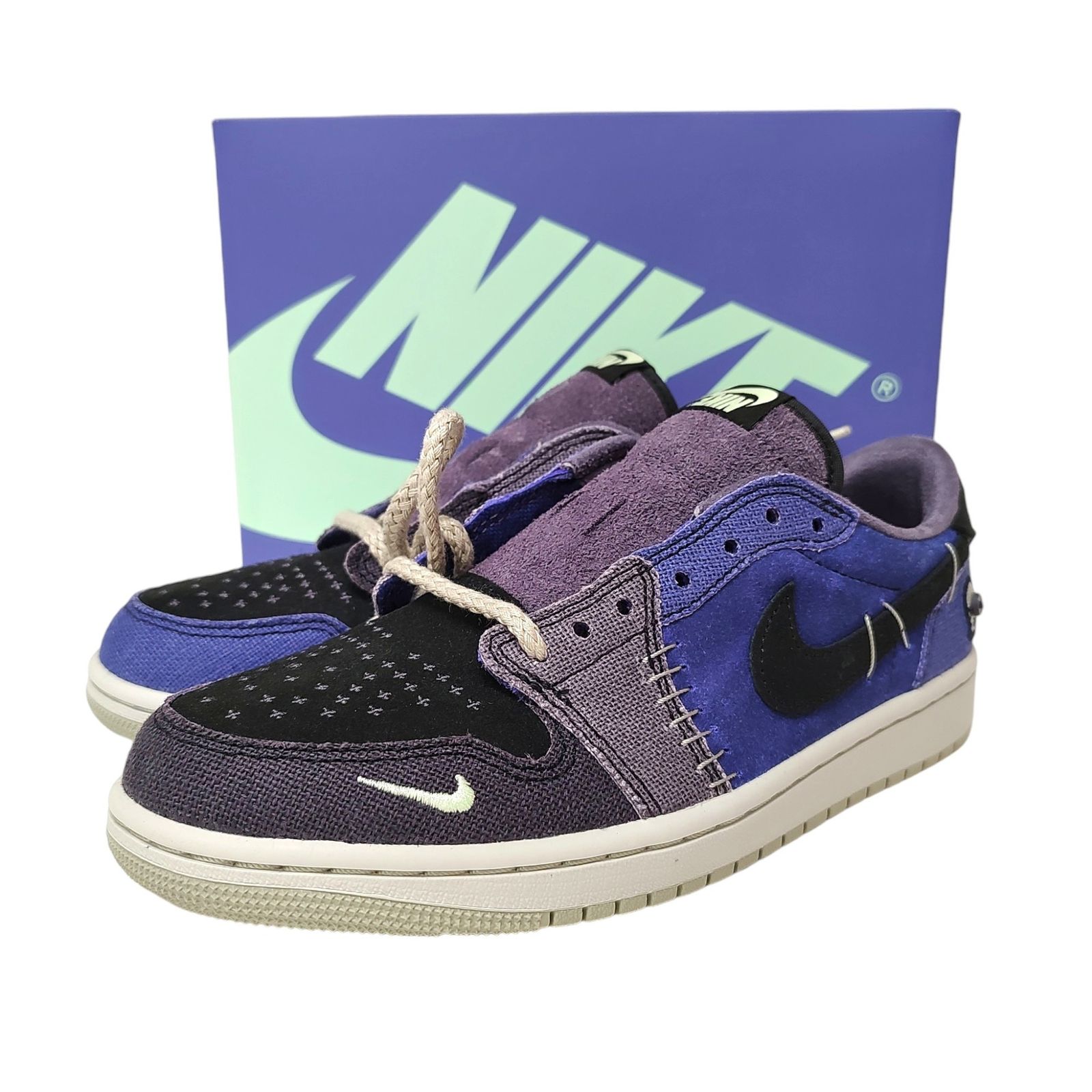 NIKE ナイキ x Zion Williamson ザイオン・ウィリアムソン Air Jordan 1 Low OG Voodoo Alternate ナイキ エアジョーダン1 ロー スニーカー IH2309 500 25cm ブードゥーオルタネート メンズ