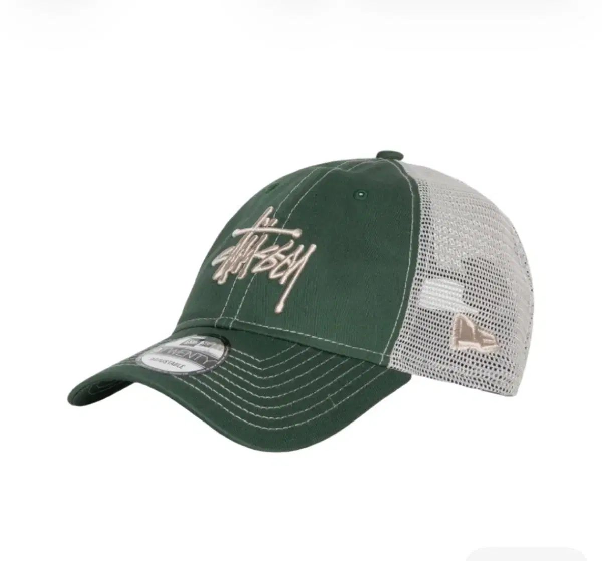 STUSSY NEW ERA 9Twenty ベーシック トラッカー グリーン