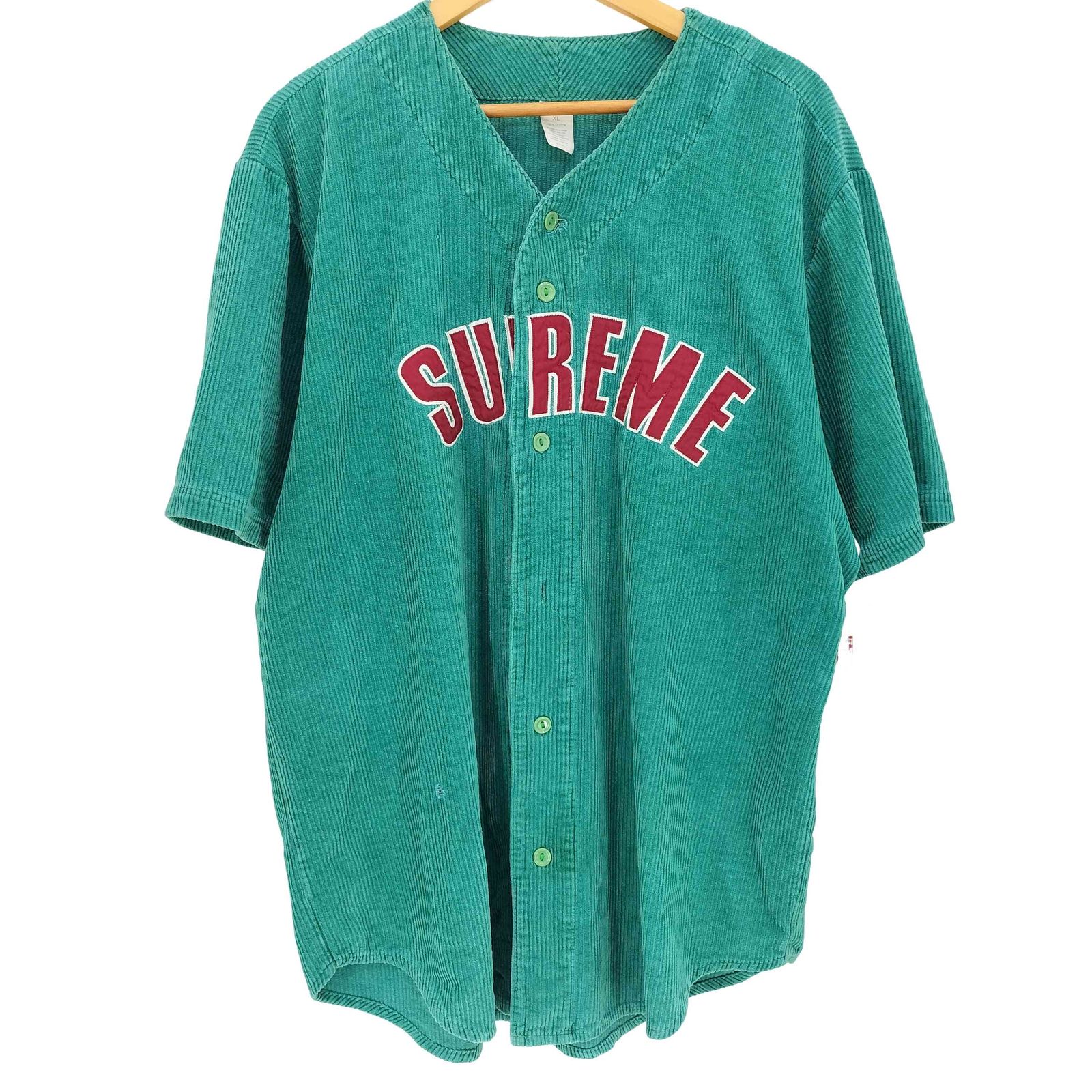 シュプリーム Supreme 18ss Corduroy Baseball Jersey メンズ import：XL
