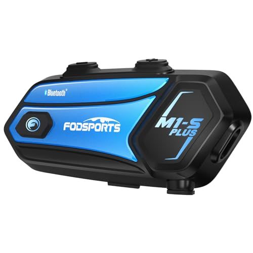 ☆新品☆FODSPORTS バイク インカム M1-S Plus インカム 10人同時通話 連続使用20時間 マニア級音質 ユニバーサル接続 音楽共有 音響3段階調整 ワンボタンで一発接続 通話自動復帰 FMラジオ搭載 強い互換性 Bluetooth ヘッドセ