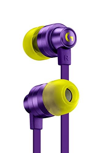 Logicool G ゲーミングイヤホン G333 有線 イヤホン 紫 インライン マイク 3.5mm USB-C ボリュームコントロール PS5 PS4 Switch 2 PC スマホ 対応 G333-PU 国内正規品 2年間ma