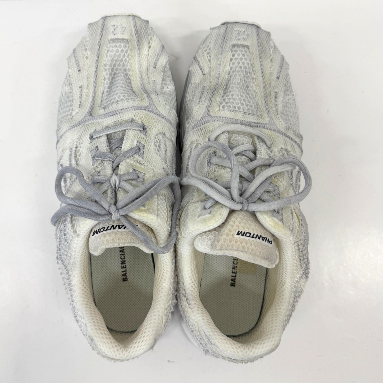 BALENCIAGA Phantom スニーカー ホワイト×グレー 42サイズ - メルカリ