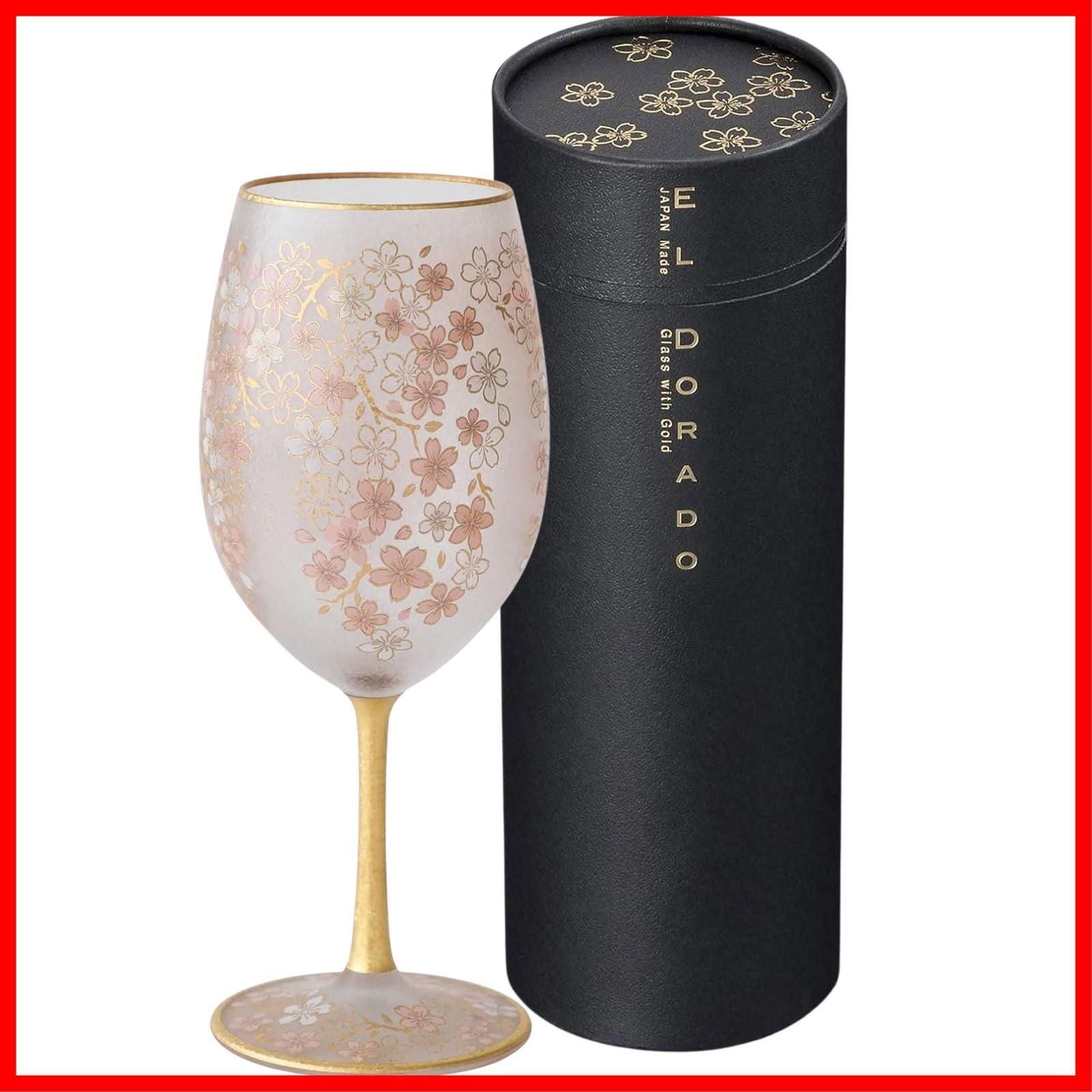 【人気商品】女性 ギフト 母の日 白 食器 父の日 ?酒杯 夫婦 赤用 男性 おしゃれ 引越し祝い 結婚 化粧箱入 挨拶回り 日本製 退職 ワイングラス540ml 誕生日 プレゼント 桜 記念日 エル・ドラード 贈り物 アデリア(ADERIA) 6530